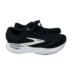 Brooks Adrenaline GTS 24 Running Shoes Black White Women's Size 7.5 Wide (D)